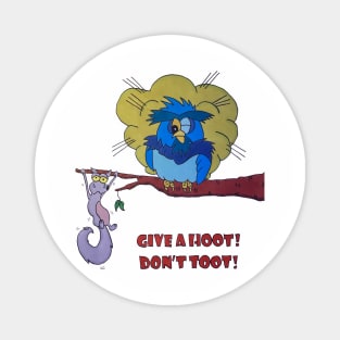 Hoot Toot Magnet